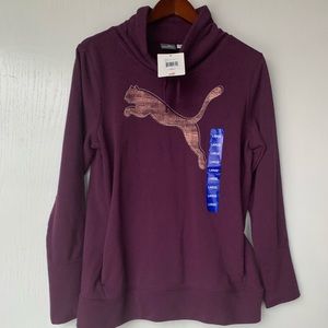 Puma Tops - Puma Women's Terry Pullover with Pockets Size Puma Tops - Puma Women's Terry Pullover with Pockets Size